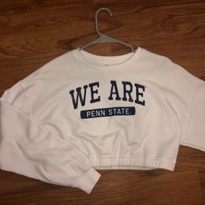 Penn State crop sweater